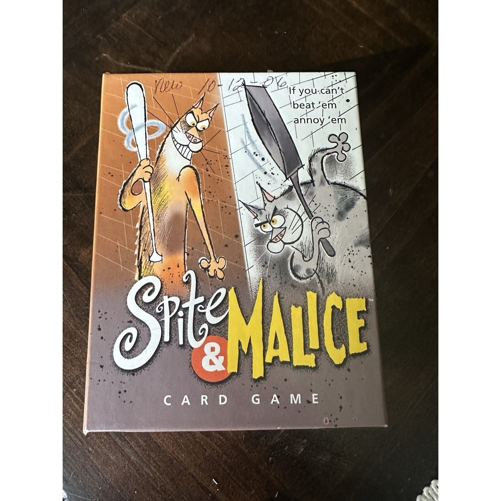 Spite & Malice Card Game Double Deck 110‎ Cards Hasbro 2002 Complete Deck EUC